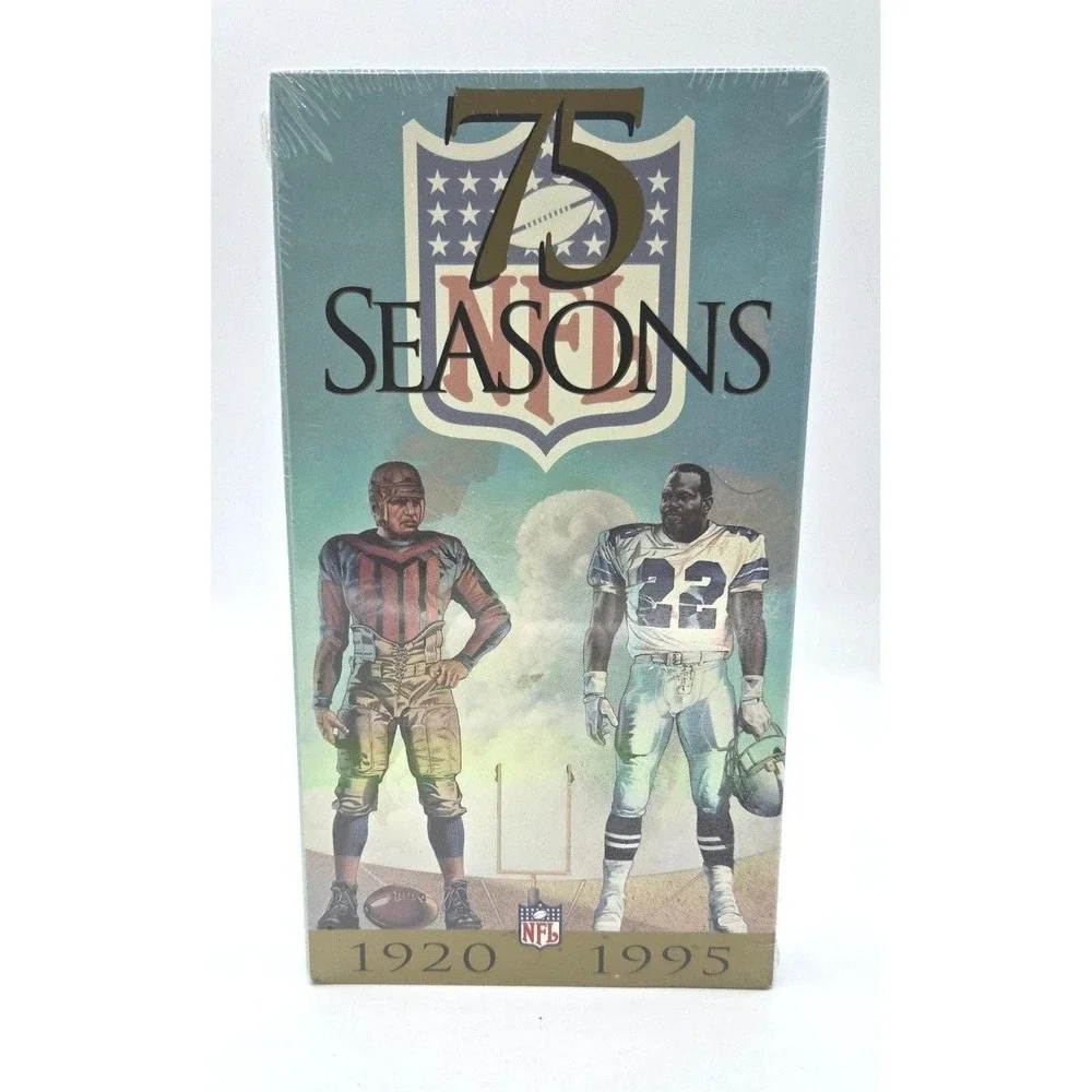 NFL 75 Seasons: 1920-1995 75th Anniversary VHS (New & Sealed)